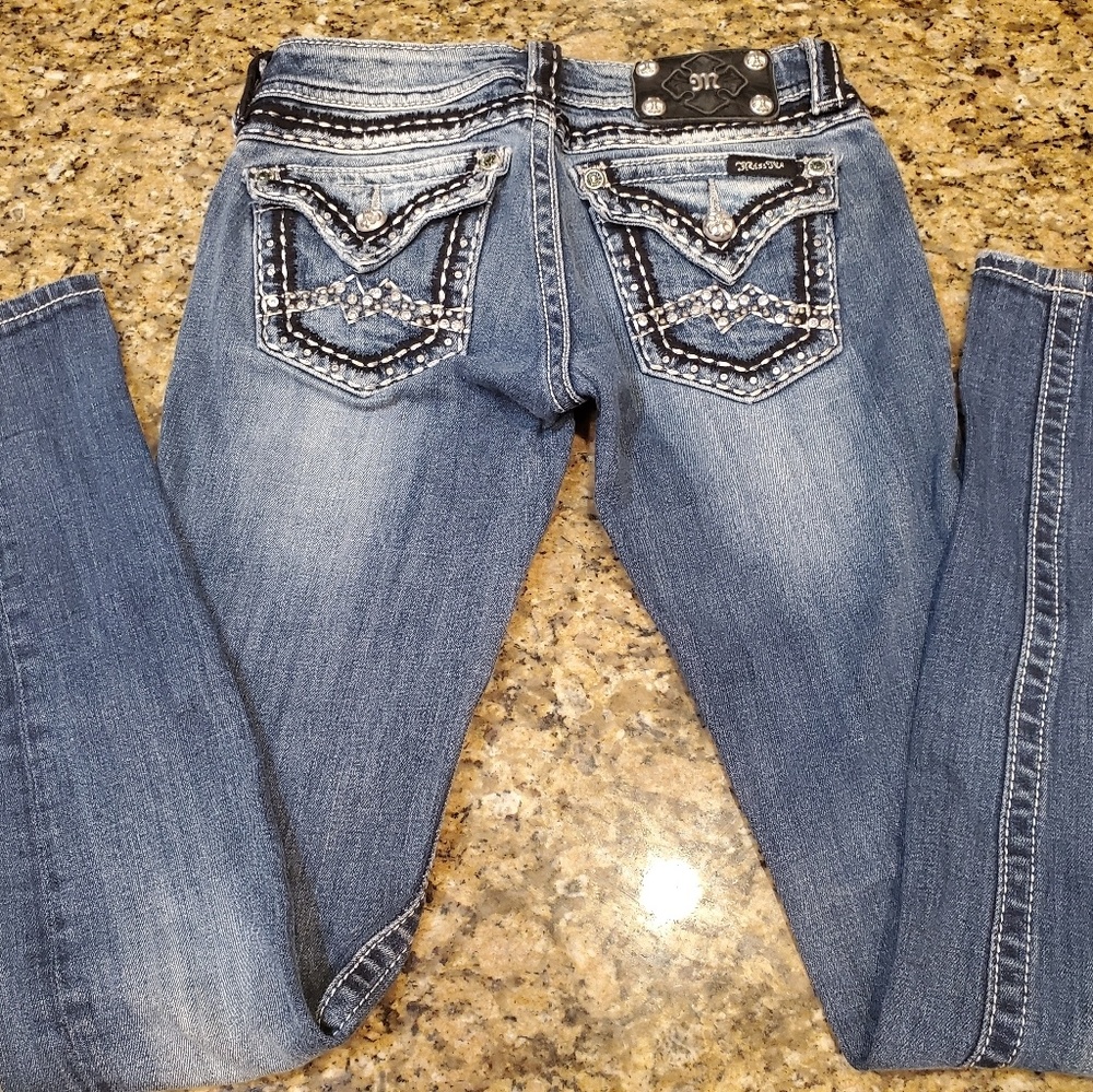 Miss Me Jeans s25 Skinny inseam 33